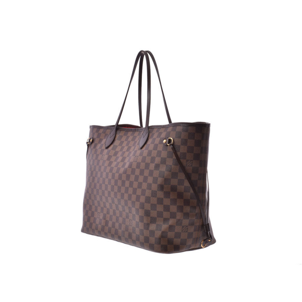 Louis Vuitton Damier Leather Brown Bag Neverfull